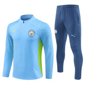 Unisex Manchester City 2024/25 Half-Zip Adult Sweater+Pant 14001