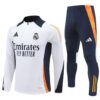 Unisex Real Madrid 2024/25 Media Cremallera Adulto Jersey+Pantalón 14001