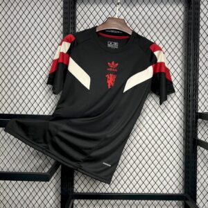 Mens Manchester United 2024/25 Originals Tee Black Jersey