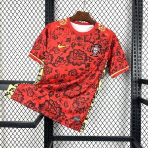Mens Portugal 2024/25 Red Jersey