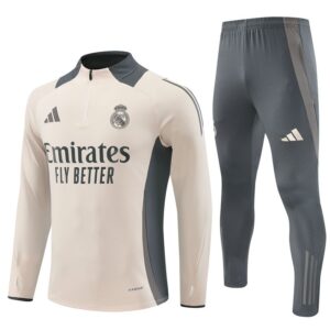 Unisex Real Madrid 2024/25 Half-Zip Pullover+Hose für Erwachsene 14001