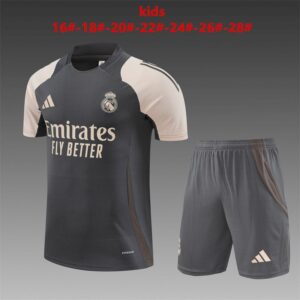 Unisex Real Madrid 2024/25 Training Kinder Trikot+Short 14001