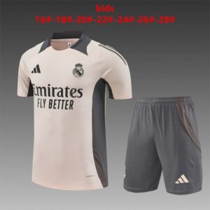 Unisex Real Madrid 2024/25 Training Kinder Trikot+Short 14001