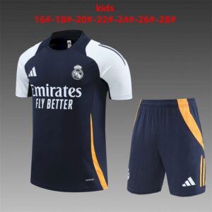 Unisex Real Madrid 2024/25 Training Kids Jersey+Short 14001