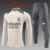 Unisex Real Madrid 2024/25 Half-Zip Kinder Pullover+Hose 14001