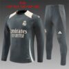 Unisex Real Madrid 2024/25 Half-Zip Kinder Pullover+Hose 14001