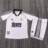 Retro Real Madrid 1998/00 Home Kids Kit