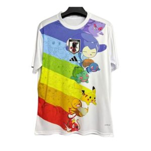 Mens Japan 2024/25 Pokemon Journeys White Jersey