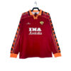 Retro AS Roma 1998/99 Home Long Sleeve Jersey