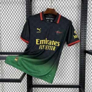 Mens AC Milan 2025/26 Co-Branded Black Edition Jersey