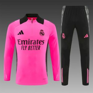 Unisex Real Madrid 2024/25 Half-Zip Adult  Sweater+Pant 14001