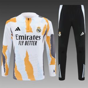 Unisex Real Madrid 2024/25 Half-Zip Adult  Sweater+Pant 14001