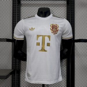 Mens Bayern Munich 2024/25 125 Anniversary White Jersey Player Version