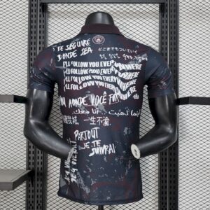 Alternative view of Mens Manchester City 2025/26 Black color Jersey Player Version