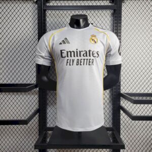 Mens Real Madrid 2025/26 Home Jersey Player Version