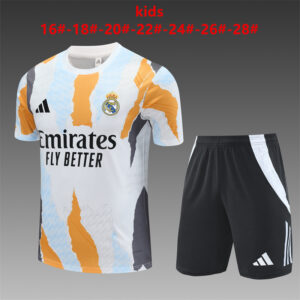Unisex Real Madrid 2024/25 Training Kinder Trikot+Short 14001