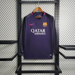 Barcelona 2016/17 Away Long Sleeves Retro Jersey