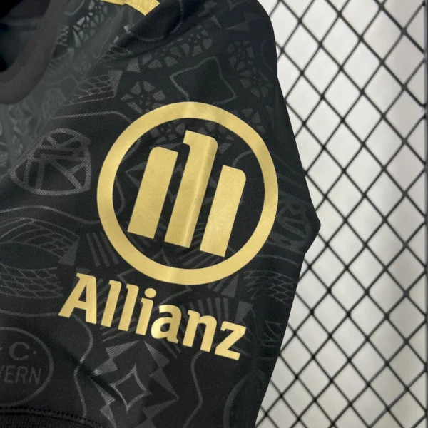 Bayern Munich 2024/25 125 Anniversary Black Jersey - Image 5