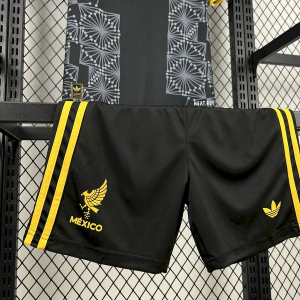 Mexico 2025/26 Gold- Black Kids Kit - Image 8
