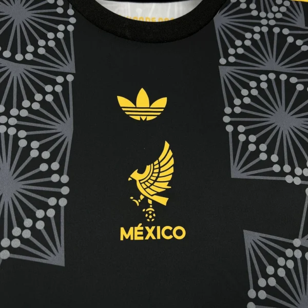 Mexico 2025/26 Gold- Black Kids Kit - Image 5