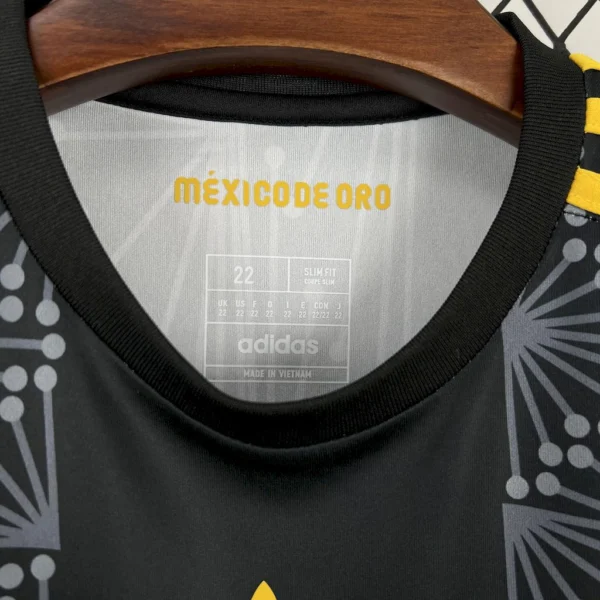 Mexico 2025/26 Gold- Black Kids Kit - Image 3