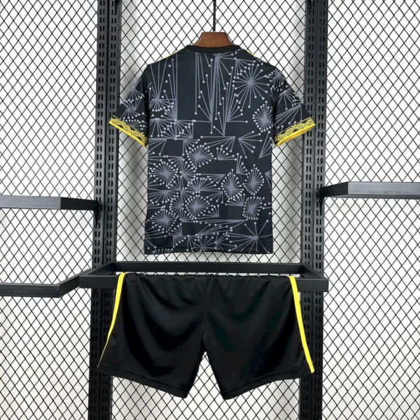 Mexico 2025/26 Gold- Black Kids Kit - Image 2