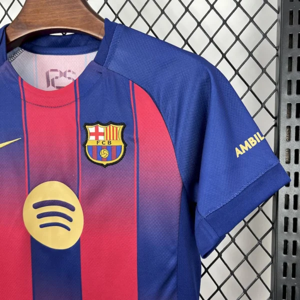 Barcelona 2025/26 Home Kids Kit - Image 5