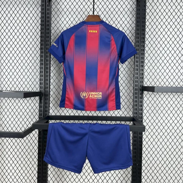 Barcelona 2025/26 Home Kids Kit - Image 2