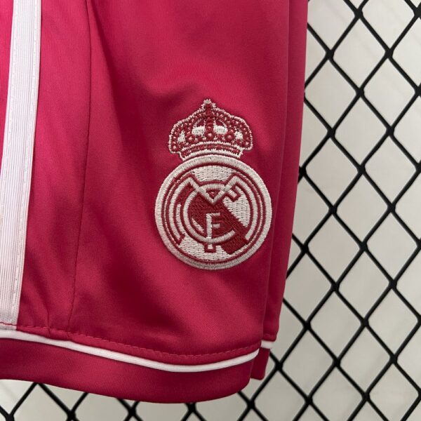 Real Madrid 2014/15 Away Kids Retro Jersey And Shorts - Image 5
