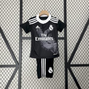 Real Madrid 2014/15 Third Kids Retro Jersey And Shorts