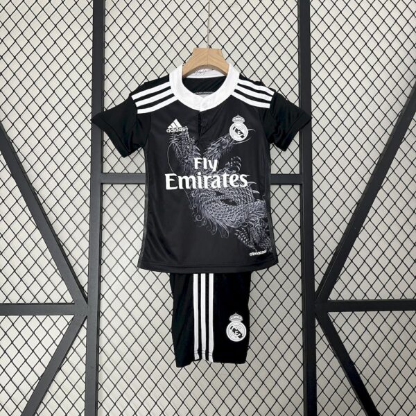 Real Madrid 2014/15 Third Kids Retro Jersey And Shorts