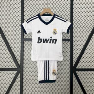 Real Madrid 2012/13 Home Kids Retro Jersey And Shorts