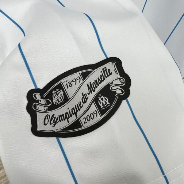 Olympique Marseille 2009/10 Home Retro Jersey - Image 8