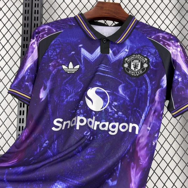 Manchester United 2025/26 Special Edition Purple Jersey - Image 3