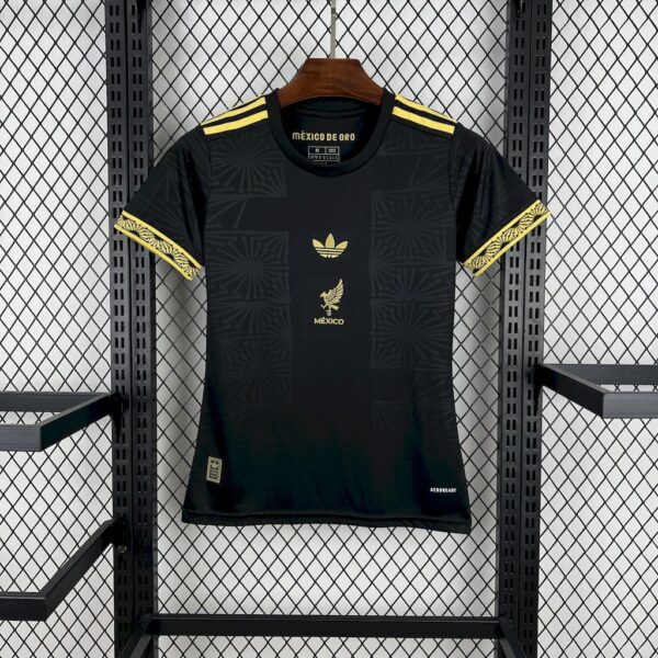 Mexico 2025/26 Gold- Black Womens Jersey