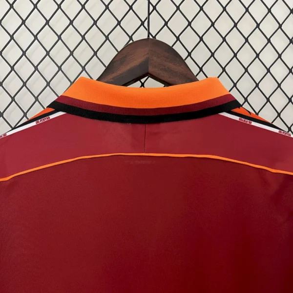 As Roma 1998/99 Home Retro Jersey - Image 7
