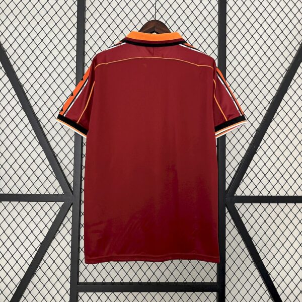 As Roma 1998/99 Home Retro Jersey - Image 2