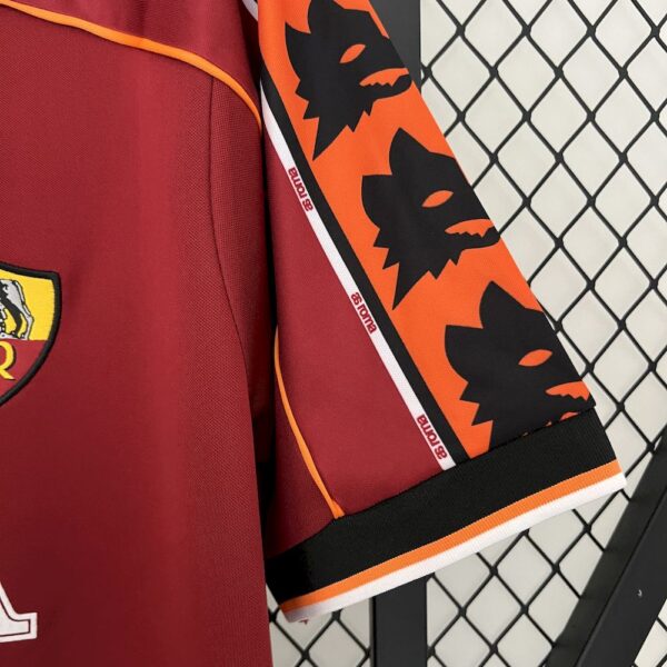 As Roma 1998/99 Home Retro Jersey - Image 6