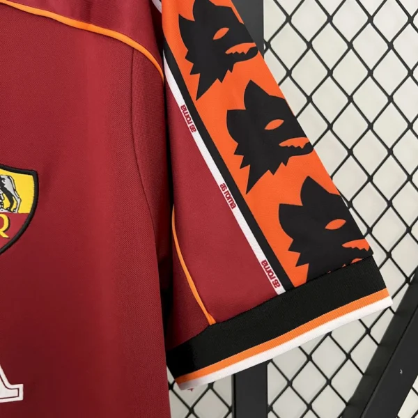 As Roma 1998/99 Home Retro Jersey - Image 6