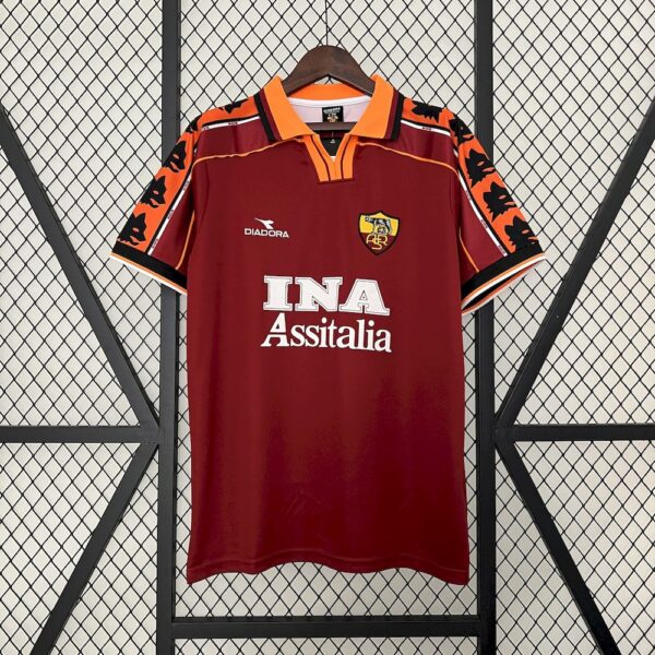 As Roma 1998/99 Home Retro Jersey