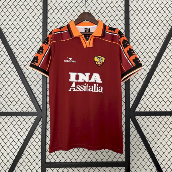As Roma 1998/99 Home Retro Jersey