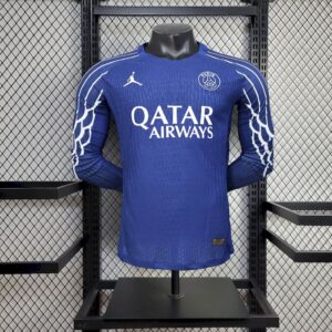 Mens Paris Saint-Germain 2025/26 Fourth Long Sleeve Jersey Player Version