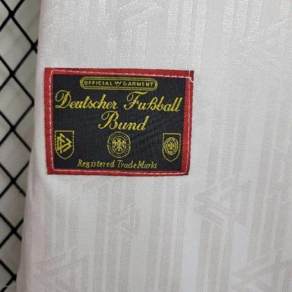 Germany 1996 Home Kids Retro Jersey And Shorts - Image 8