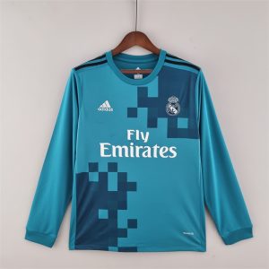 Real Madrid 2017/18 Third Long Sleeves Retro Jersey
