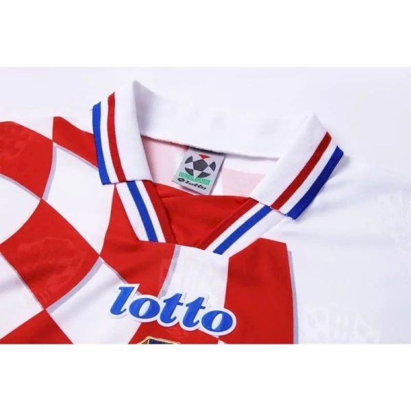 Croatia 1998 Home Retro Jersey - Image 8