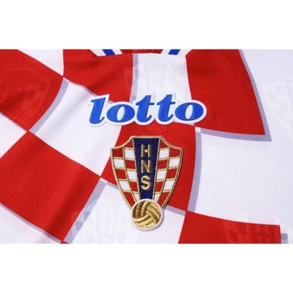 Croatia 1998 Home Retro Jersey - Image 7