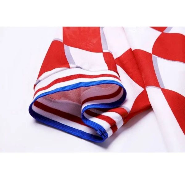 Croatia 1998 Home Retro Jersey - Image 5
