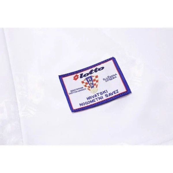 Croatia 1998 Home Retro Jersey - Image 4