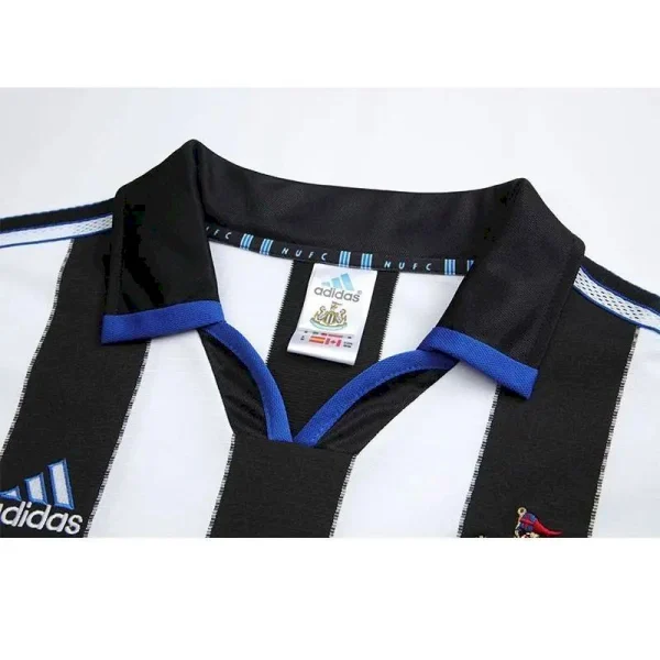 Newcastle United 1999/2000 Home Long Sleeves Retro Jersey - Image 11