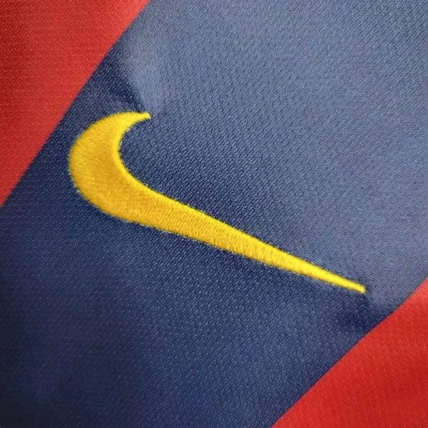 Barcelona 2014/15 Home Long Sleeves Retro Jersey - Image 4